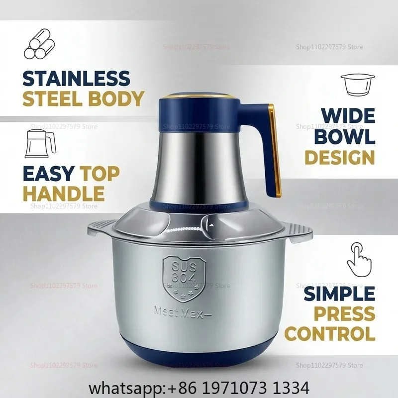 500W Electric Meat Grinder Kitchen Appliance , Food Chopper & Vegetable Chopper for home use,Meat Processor, Vegetables, Fruits