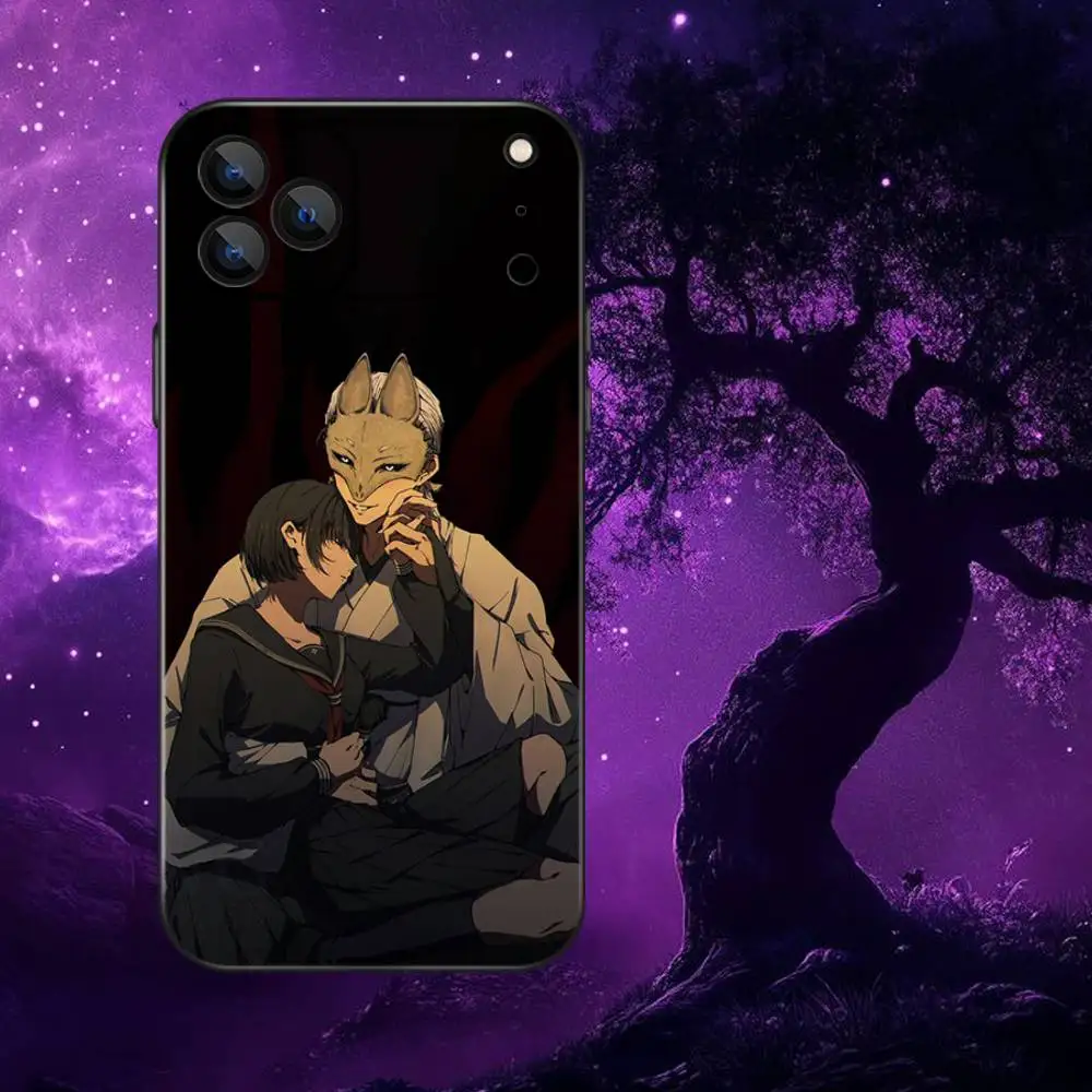 Casing HP S-Silent Hill F Horro Hinako Untuk iPhone 17,16,15,14,13,12,Pro,Max,Plus,E,SE4,Air,Mini Hitam Soft Box