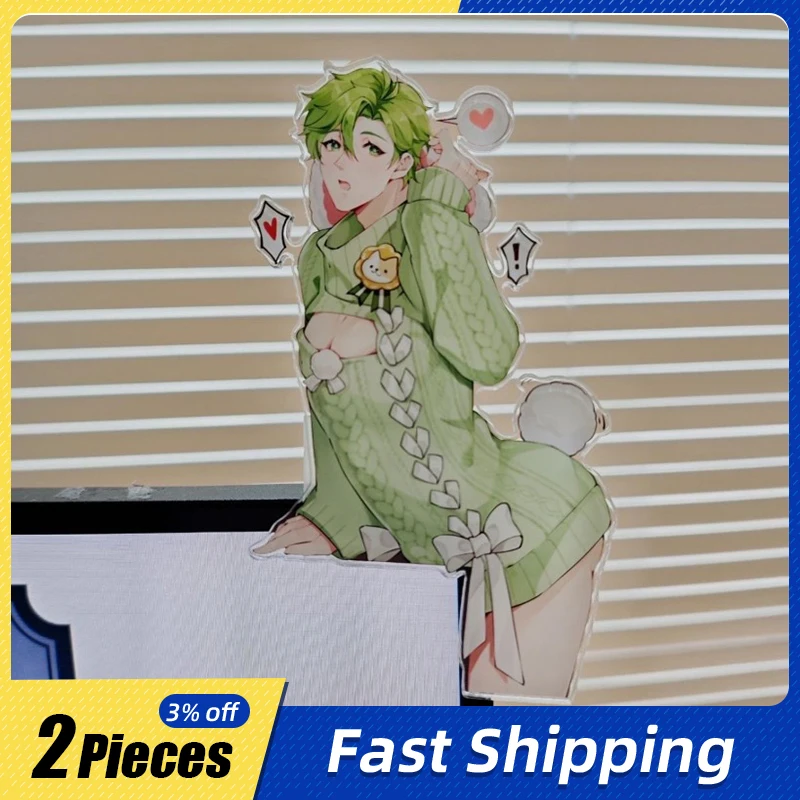 

10cm/3.93in Nu: Carnival Acrylic Clip Olivine Game Figures Peripherals Standing Plates Accessories Table Display Ornaments Gifts