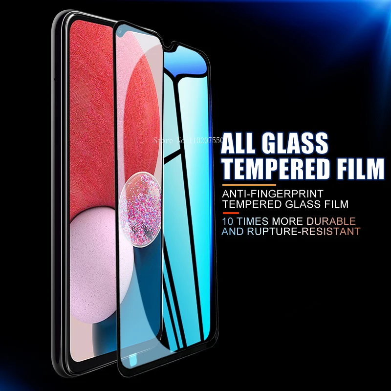 3Pcs Full Cover Tempered Glass for Samsung Galaxy A13 A23 A33 A53 A73 Screen Protector for M15 C55  M13 M23 M33 M53  Low Price