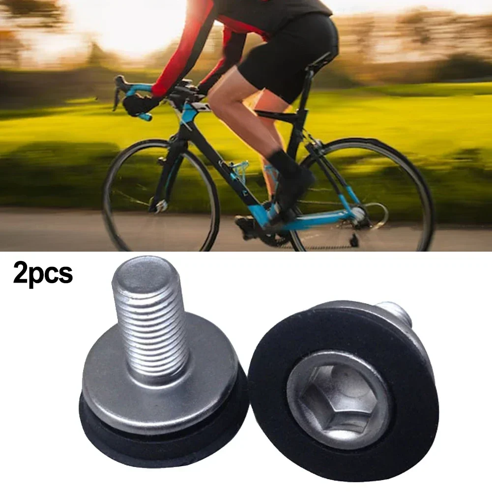 MTB Road M8 Screw Cycling Accessories 2 Pack Bicycle Bottom Bracket Axle Bolts Bike Alan Crank Screws