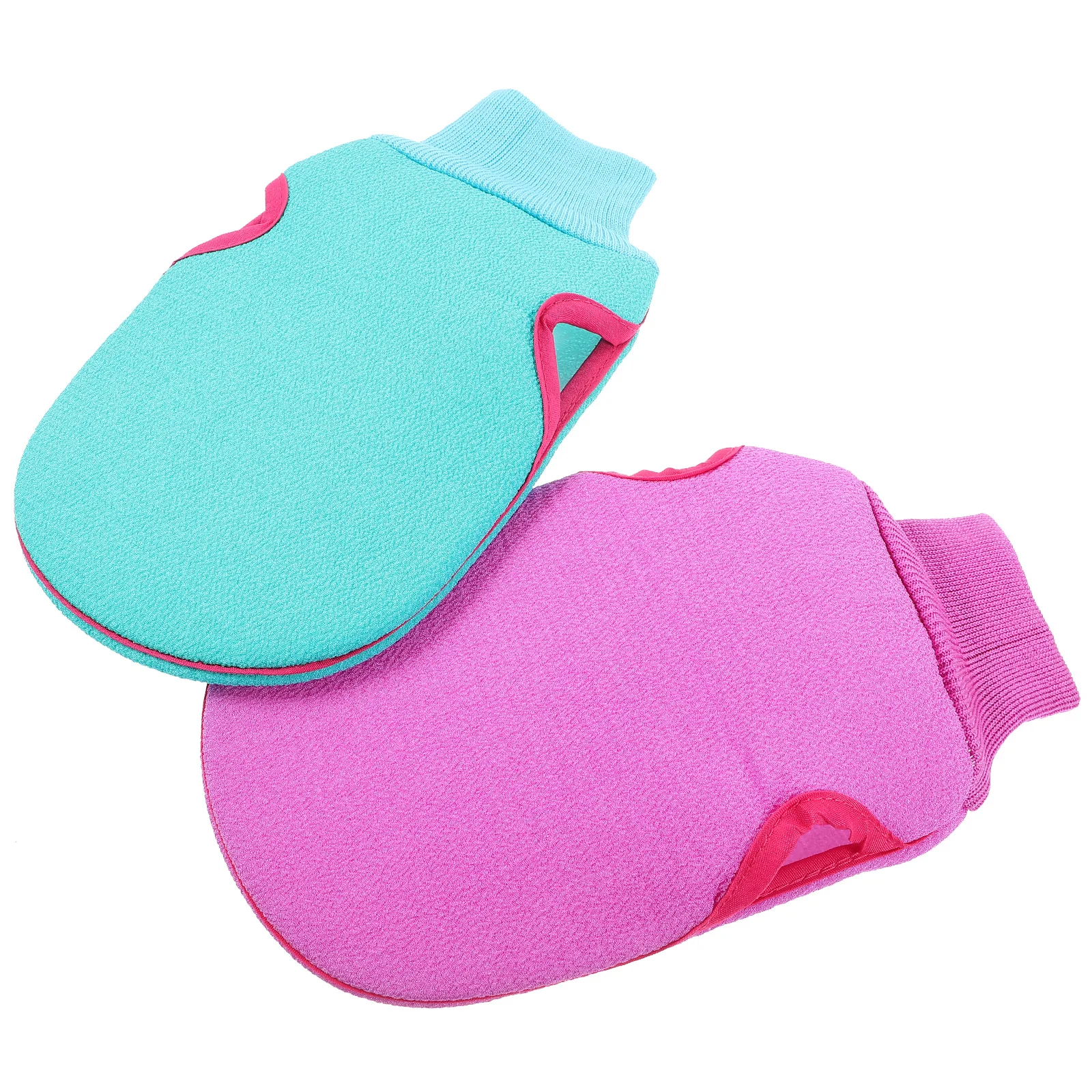 

2Pcs Shower Exfoliating Gloves Scrubber Body Washing Bath Mittens Exfoliating Mitt for Adult Travel Home Use Gentle Deep