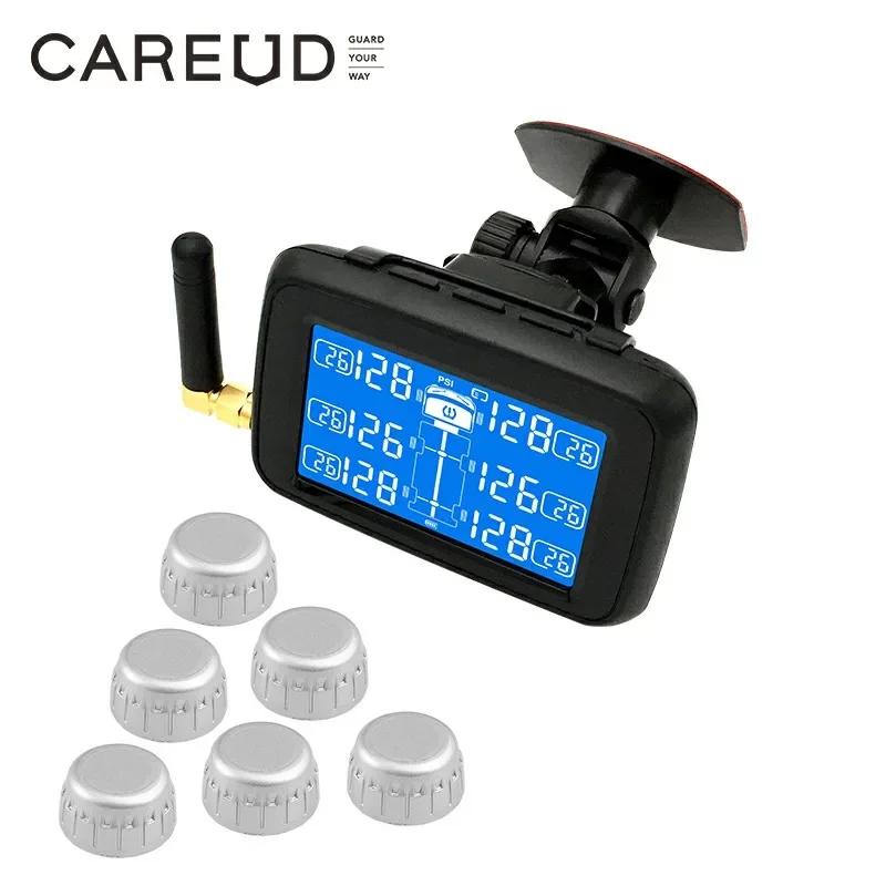 2025 venda imperdível caminhão leve, reboque, ônibus tpms, suporte para sistema de monitoramento de pressão de pneus de seis rodas