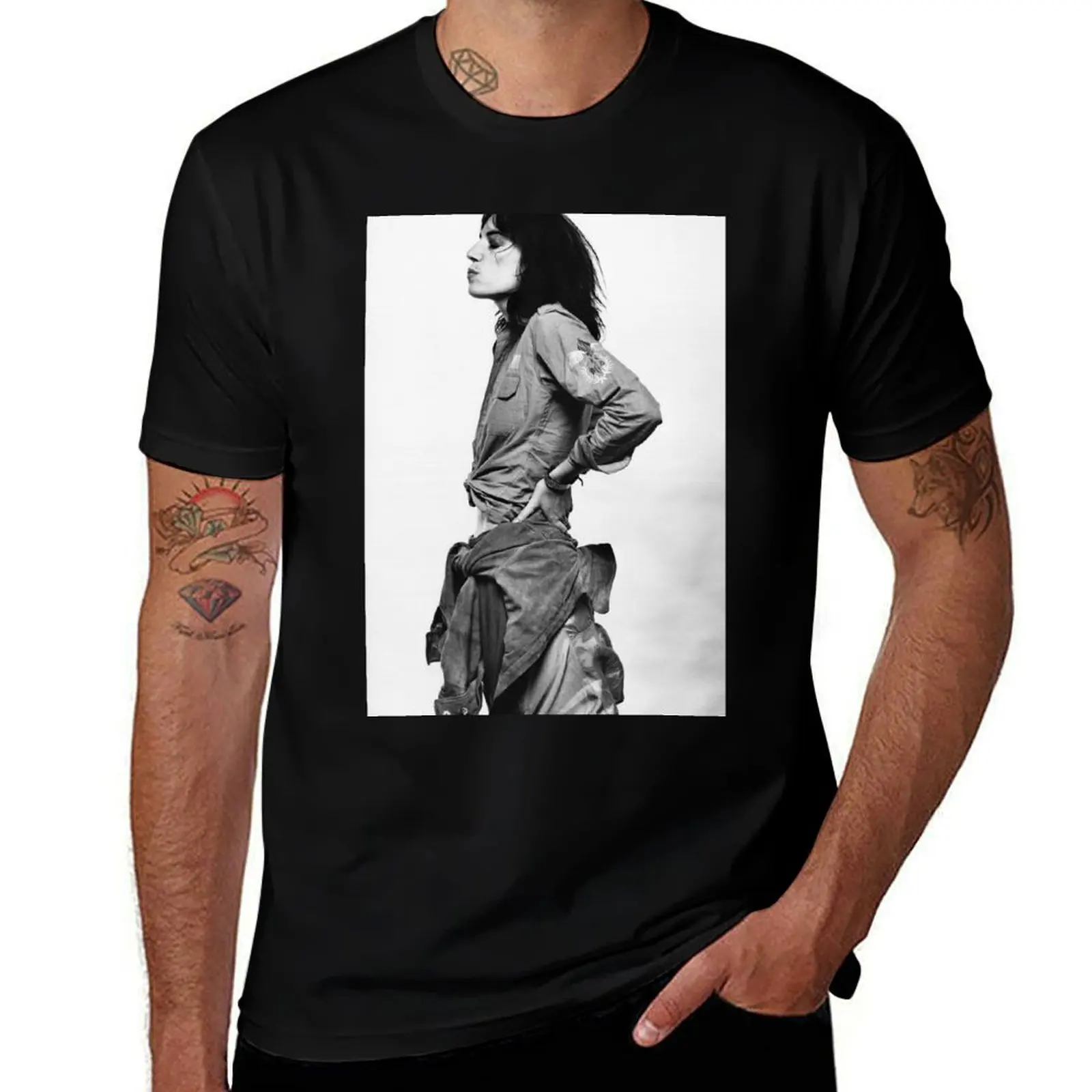 patti smith T-Shirt Independence Day Short Sleeve T-Shirt