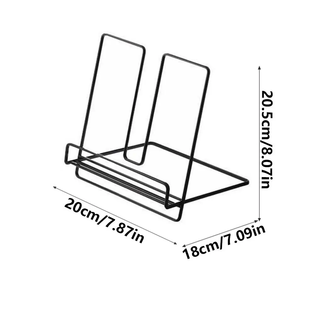 Simple Folding Magazine Reading Stand Stable Structure Detachable Desktop File Holder Multi-Purpose Non-slip