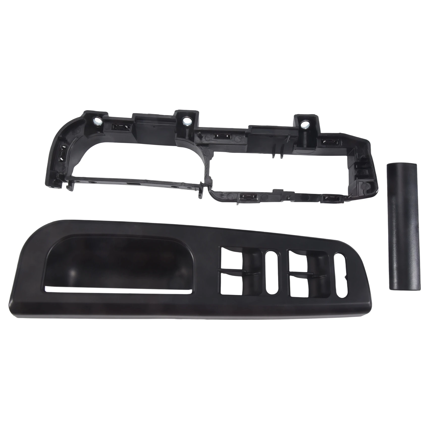 3Pcs Black Color For Bora Golf 4 Interior Door Handle Lifter Switch Bracket Base Caps 1J1 8671793B1 867 171 E 3B0867175-A57M