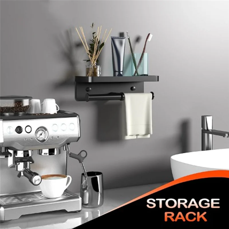 

1 Piece Stainless Steel Tissue Holder Hotel Engineering Toilet Paper Rack Roll Box Black