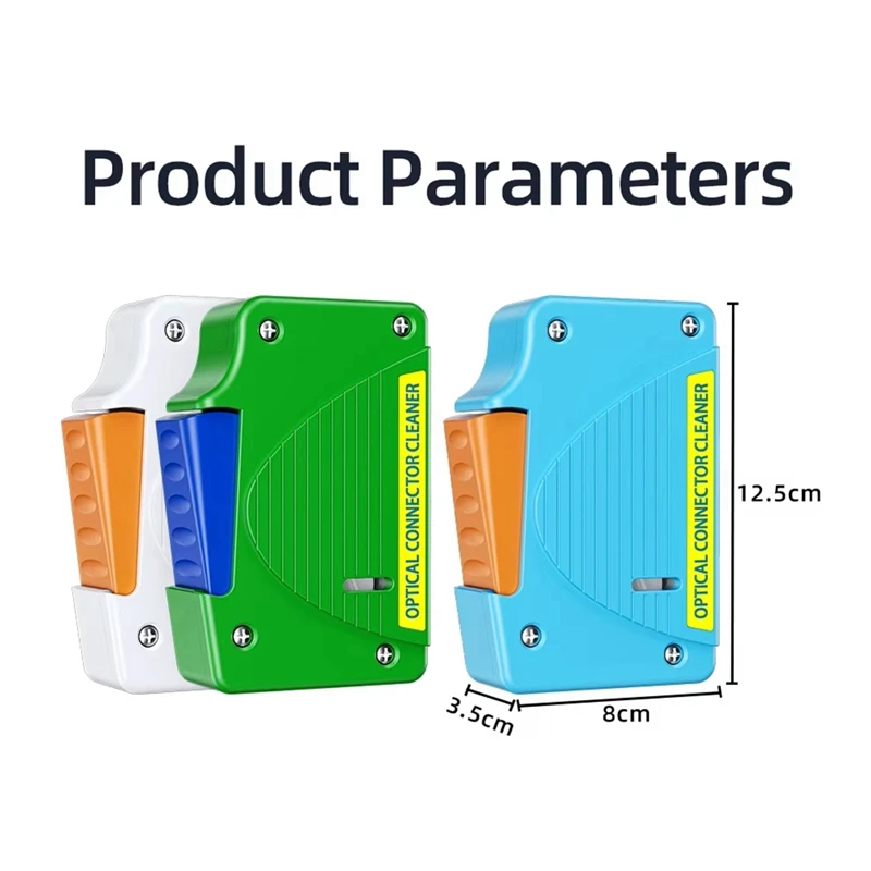 AIAI Fiber Optic Cleaner Cassette+Cleaning Core Fiber End Face Cleaning Box Pigtail Cleaner For SC/FC/ST/LC Cleaner Tool