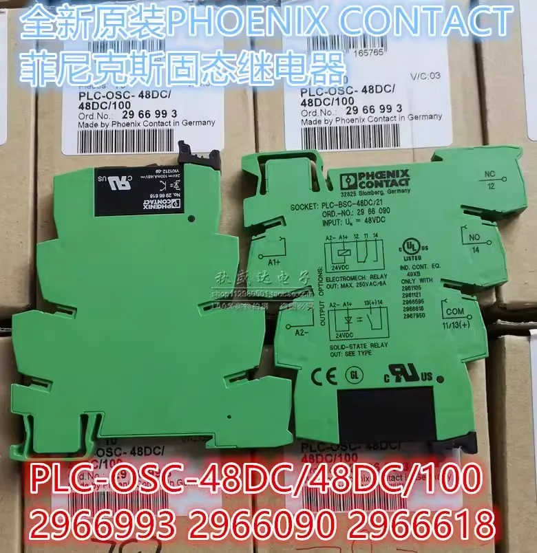 Solid-state relay module PLC-OSC-48DC/48DC/100 2966993 2966090