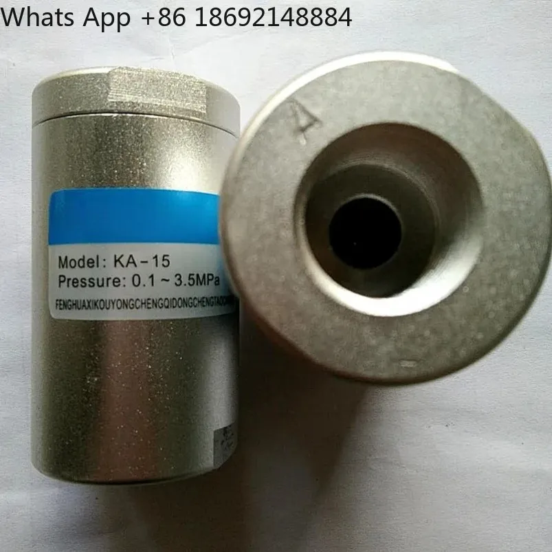 

High pressure check valve plastic blow molding machine KA-15 blow molding machine special accessories