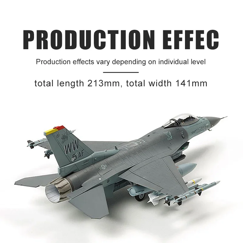 TAMIYA Assembly Aircraft Model Kit 60788 US F-16CJ Falcon Fighter 1/72