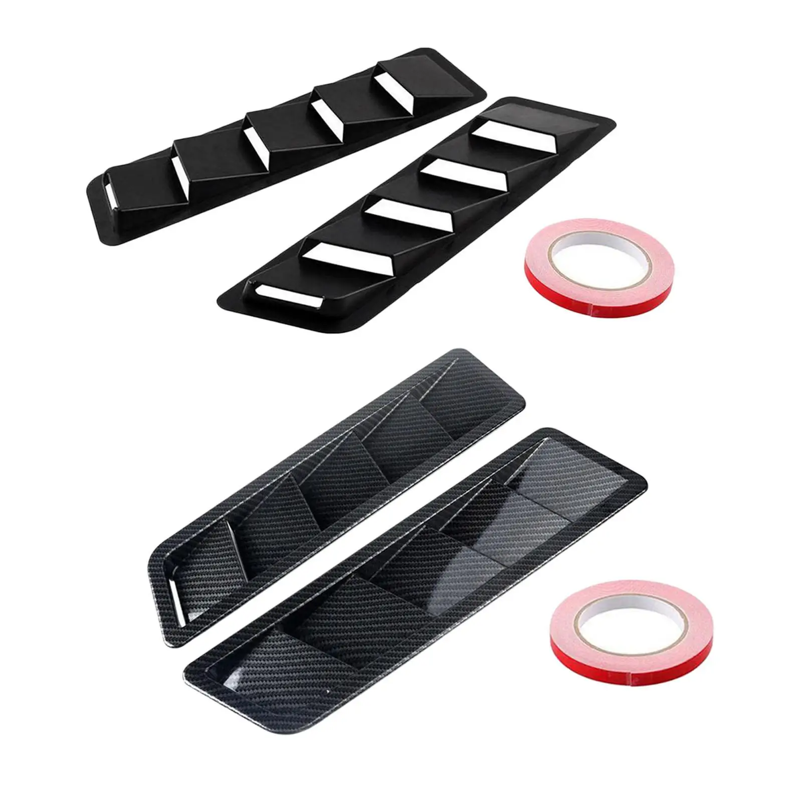 Car Hood Vent , Cooling Intakes Louver Panel Auto Hoods Vents Bonnet Cover Cold