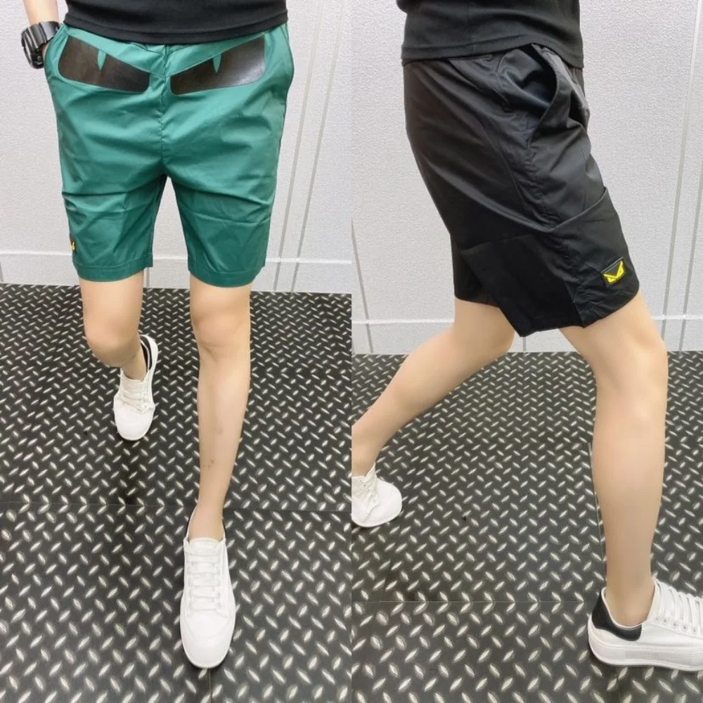 Invisible Open Crotch Outdoor Sex Summer Casual Shorts Men\'s Fashionable Five Points Pants Trend Quick-Drying Beach Trousers