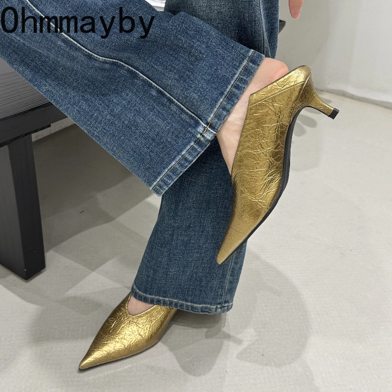 Elegant Pointed Toe Thin Heel Women's Office Pumps - 2026 Style