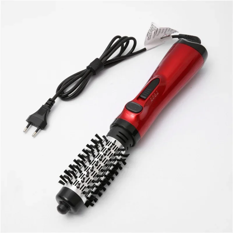 Customizable 3 in 1 Rotating Electric Hair Straightener Curler Hair Dryer Brush Hot Air Comb Negative Ion Hair Styler Comb