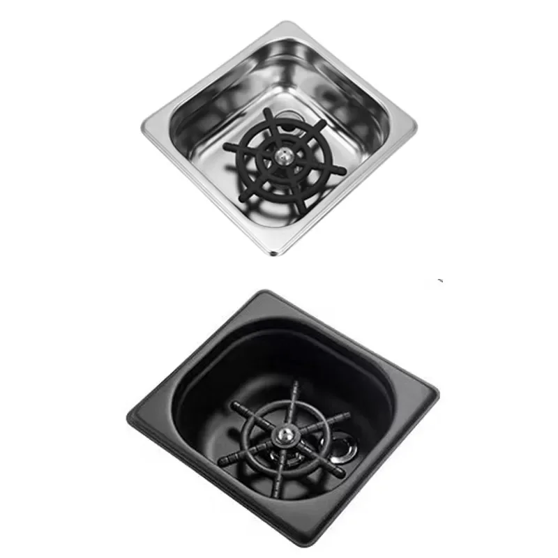 Glass Rinser Automatic Cup Washer High-Pressure Glass Rinser Stainless Steel Household Commercial Glass Washers for Bar Kitchen