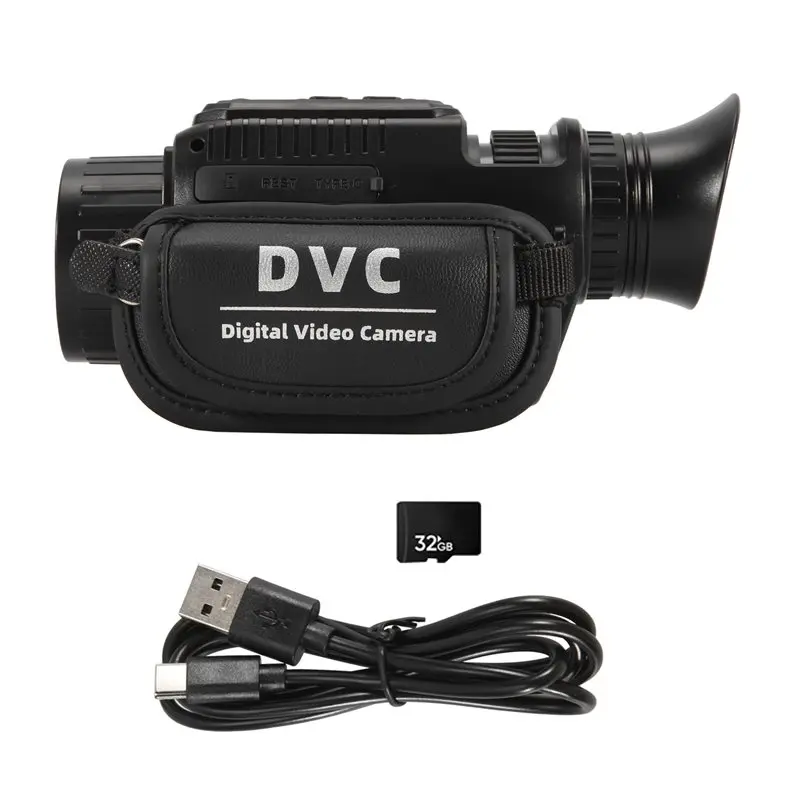 4K WIFI Night Vision Monocular, 68MP Infrared Monocular Macro Lens, 28X Digital Zoom Monocular With 32G Card-A00E