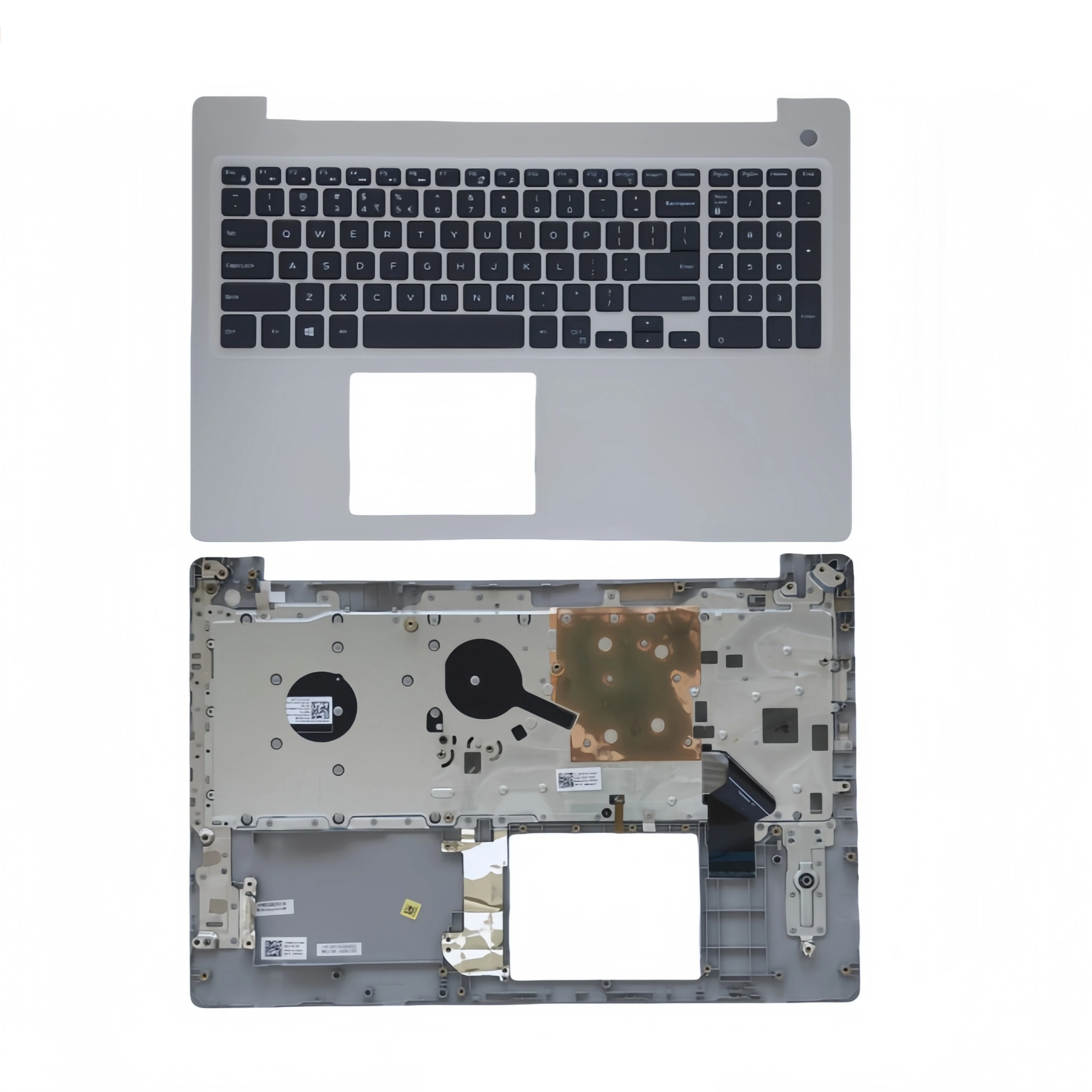New Laptop Top Case Palmrest Upper Cover For Dell Insprion 15 5570 5575 Lower Base Carcass Bottom Shell Case