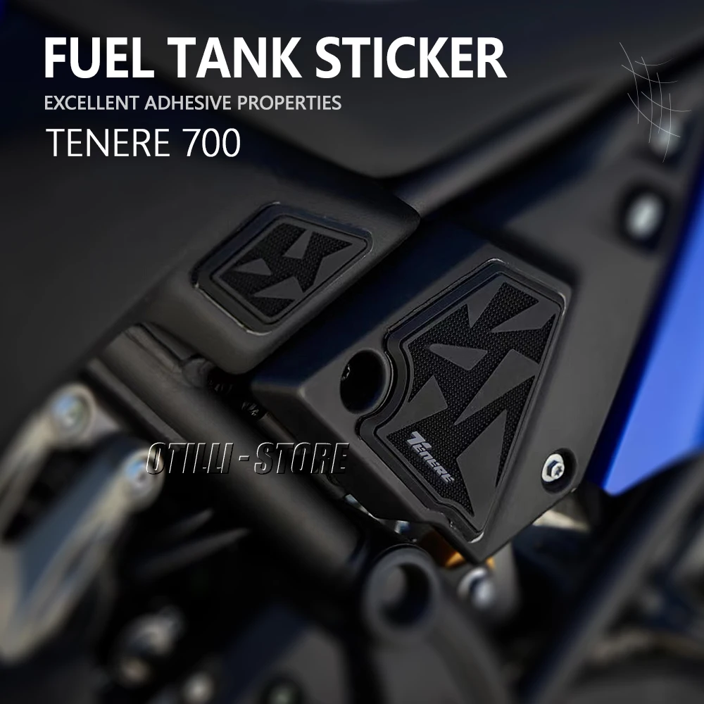 Logo Protector Sticker Motorcycle Fuel Tank Pad Anti slip Stickers Knee Grip Side Decals For Yamaha TENERE Tenere 700 World Raid