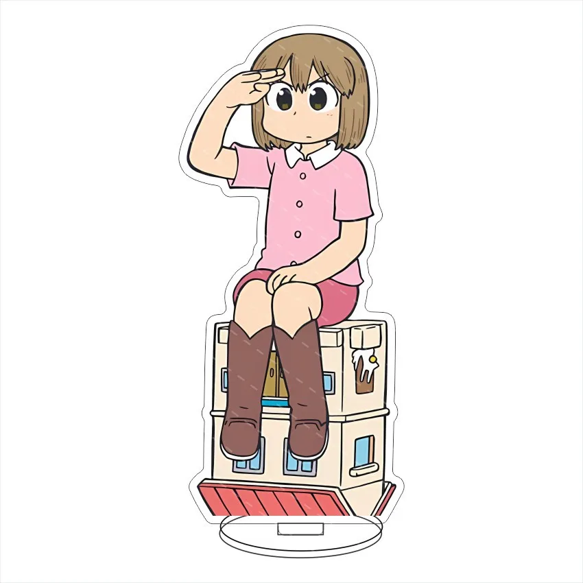 أنيمي مدينة الرسوم المتحركة الاكريليك ناجومو ميدوري نيكورا إيزومي واكو حامل الشكل عرض تأثيري الكرتون نموذج لوحة هدية الكريسماس #3