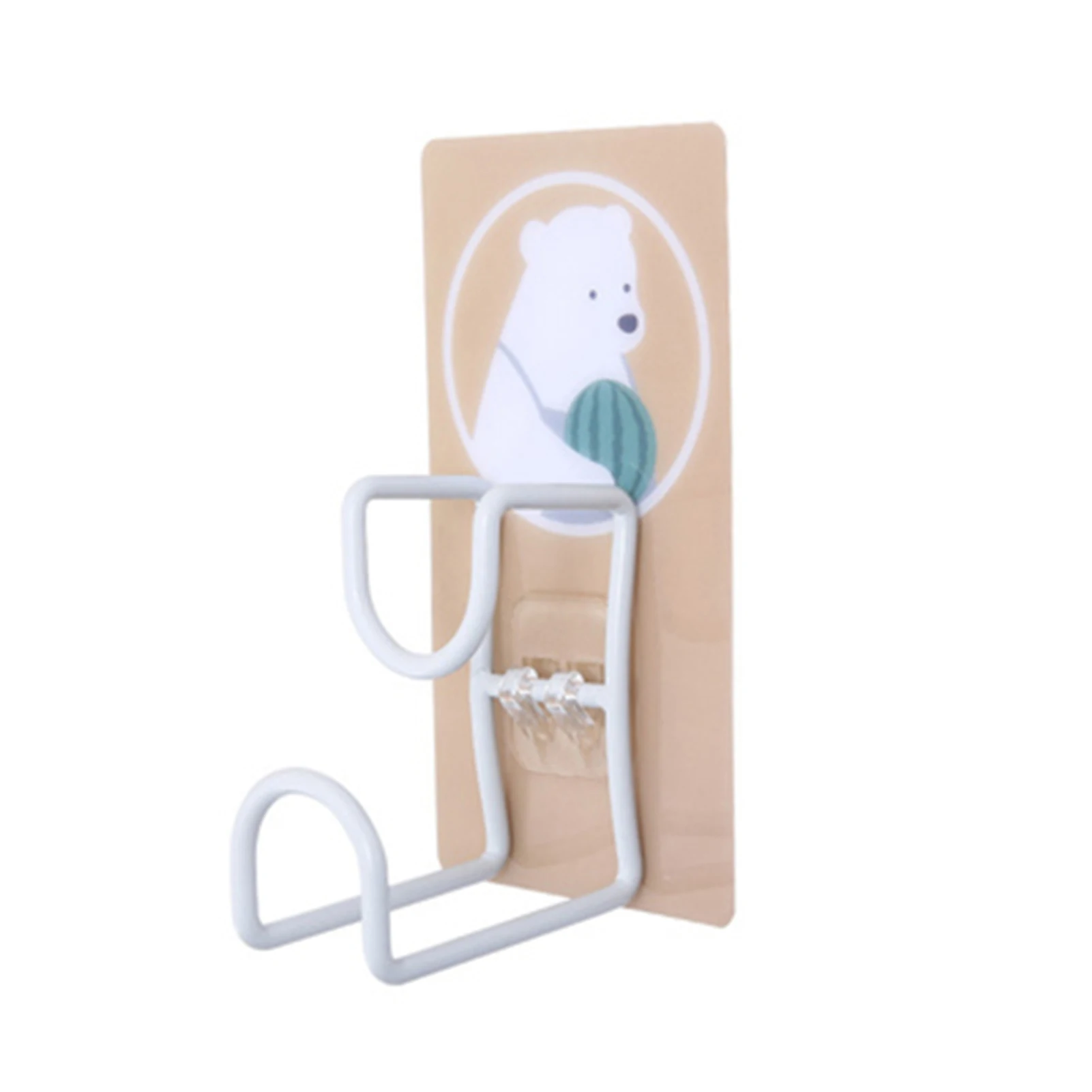 Wall Mount Holder Minimalist Hair Dryer Bracket Punch Free Toilet Metal Storage Rack For Bathroom