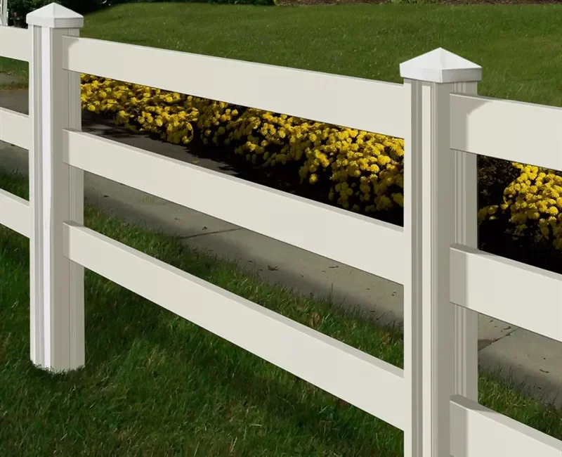 Sustainable China Supplier Hot Sale Cheap Beautiful Horse Farm Ranch Pvc Fence