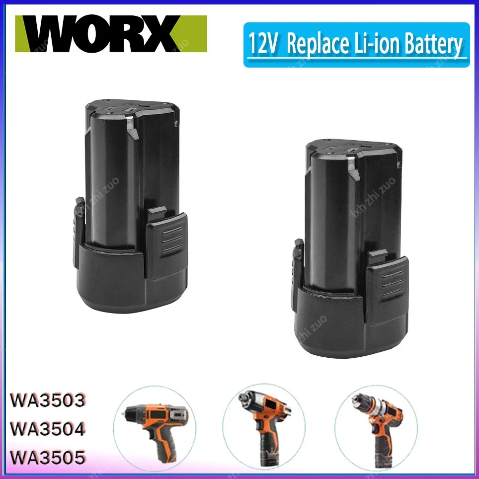 

12V 3.0Ah Battery for Worx WA3504 WA3505 WA3509 WA3503 for Rockwell RW9300 Li-ion Rechargeable Power Tool Battery