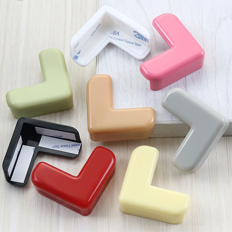 2 pçs/set segurança do bebê em forma de l protetor capa mesa canto guardas simples crianças proteção para casa móveis borda canto guardas