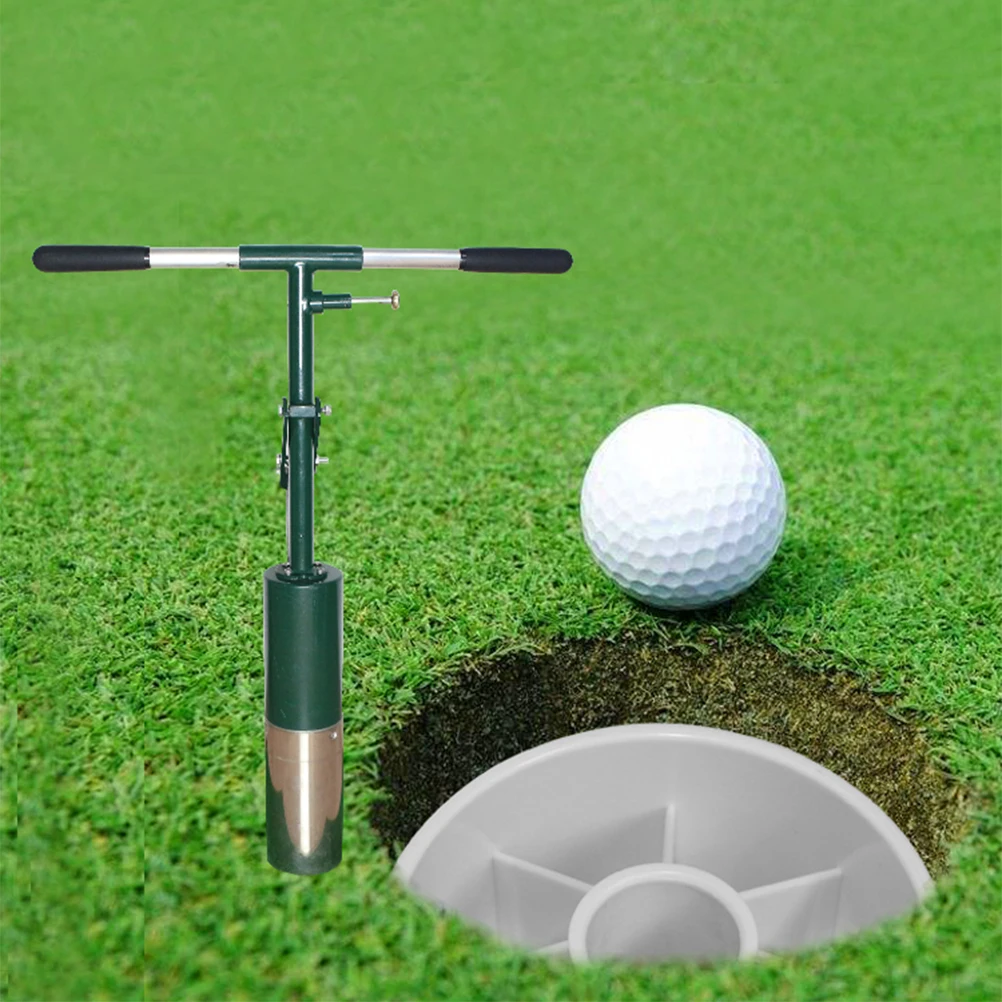 

Thicken Hole Cup Putting Practice Putter Training Aids Durable Plastic Golf Green Protector For Outdoor Sports Lawn Fun (White)