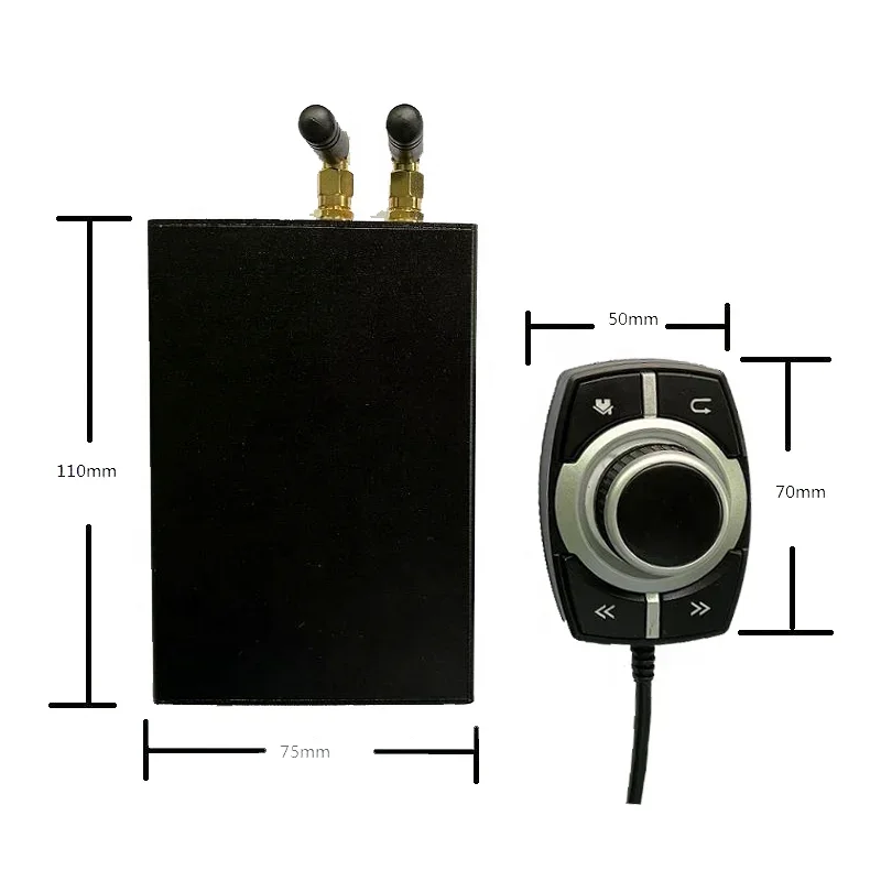 

Universal Wireless Apple Carplay Android Auto Box Decoder Mirror link Radio RCA VGA AHD CVBS LVDS Output