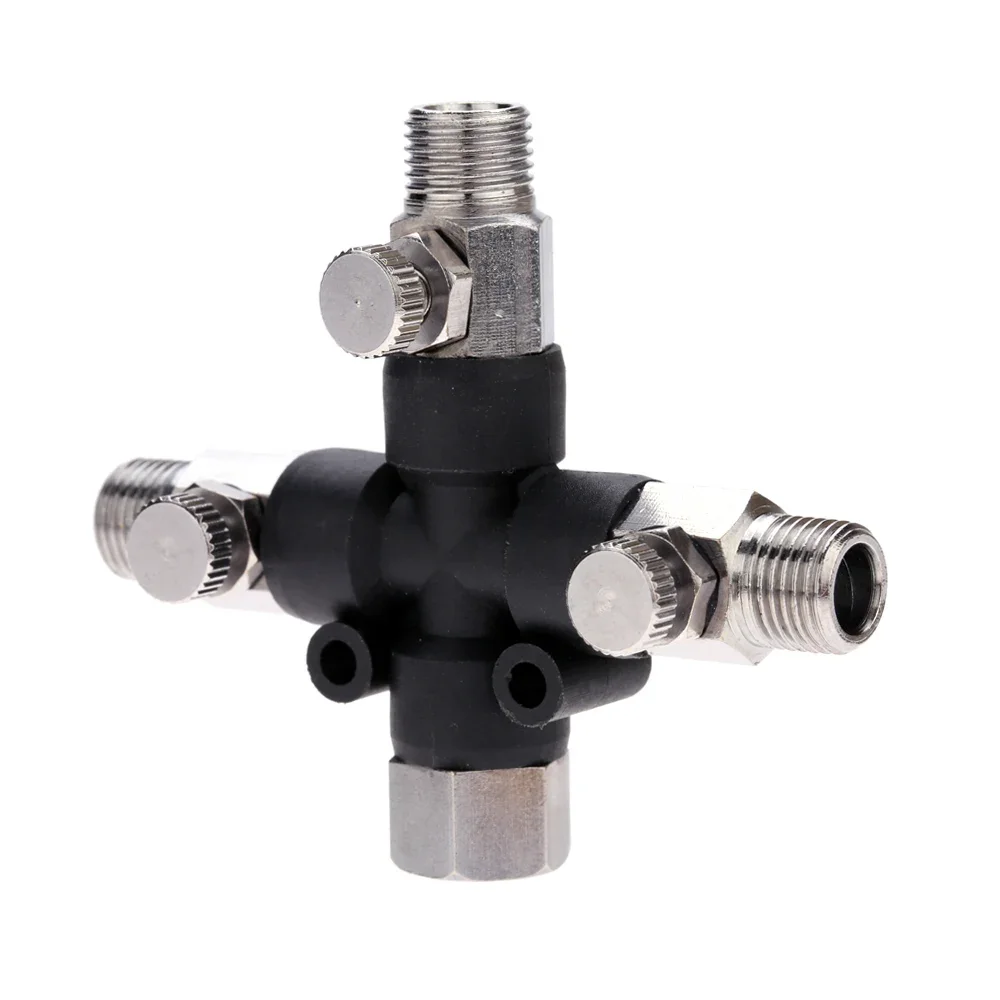 3-Way Airbrush Air Hose Splitter Manifold Airbrush Accessories Multi Use aerografo Airbrush Fittings 1/8\