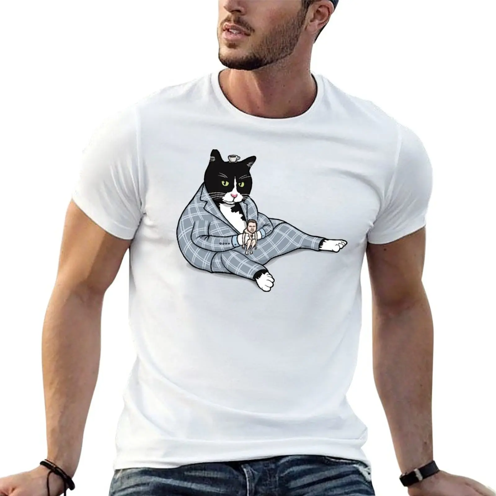 Gareth & José: Studio Portrait T-Shirt Basic Casual Wear Short Sleeve Top