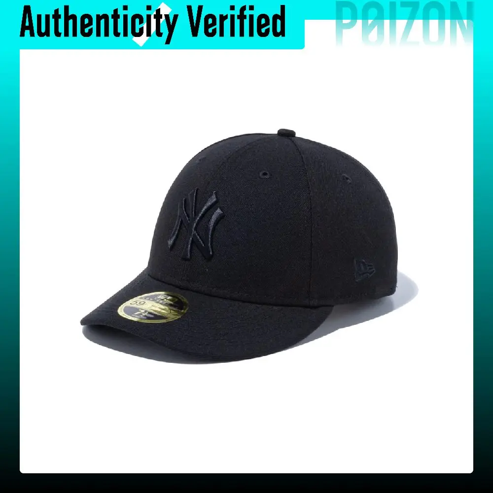 New Era Polyester cotton Blend Baseball Caps Unisex Black 13561965