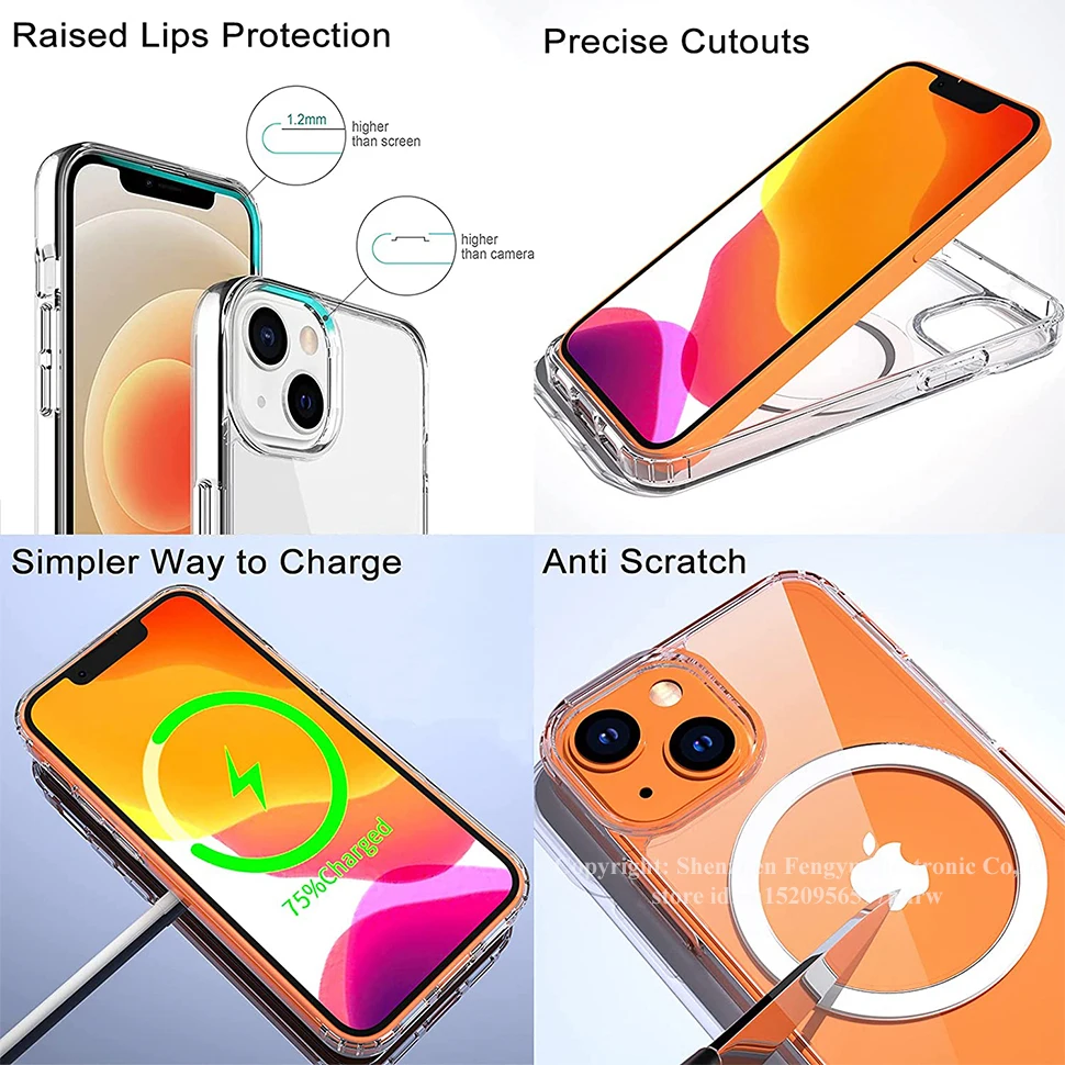 Magnetic Stand Phone Case for iPhone 17 16 15 14 Pro Max Plus 12 13 Mini 11 Mobile Cases with Kickstand Shockproof Back Cover