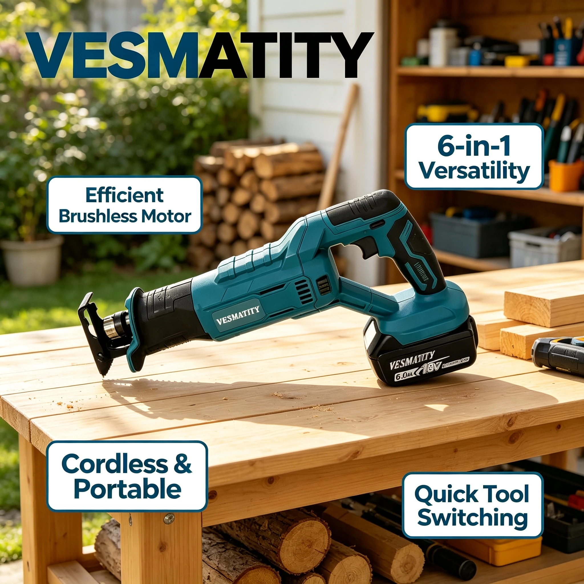 vesmatity-5-in-1-combo-kit-brushless-2026-grinder-inflator-chainsaw-cutter-for-makita-18v-battery-max-system-drive