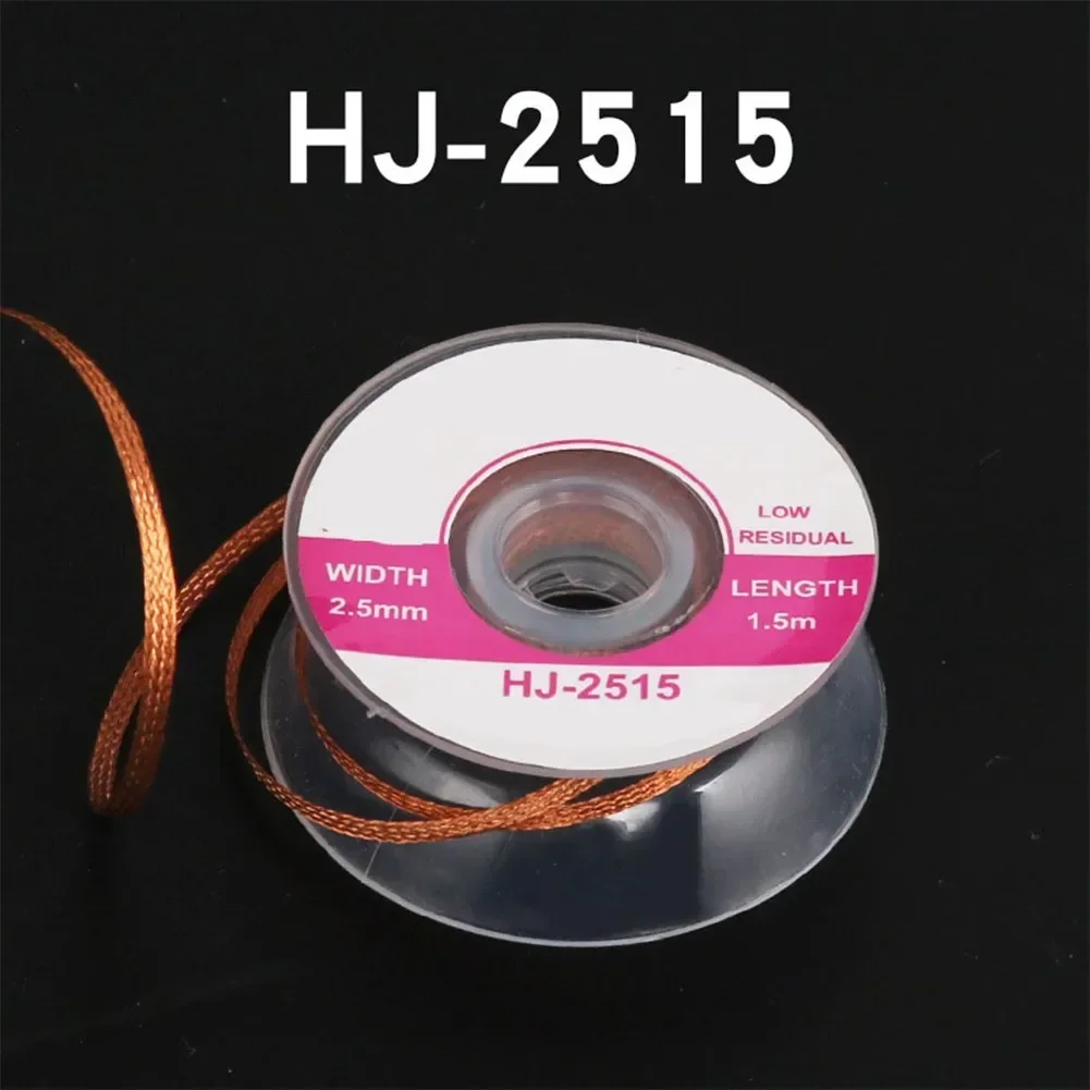 Welding Wires Desoldering Braid Solder Remover Wire Repairing Tool Parts Soldering Supplies Accessories 1.5M Pure Copper