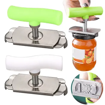 Stainless Steel Multi-Use Jar Opener | Adjustable Labor-Saving Tool for Bottle Caps  Can Lids | Commercial Kitchen & Home Gadget 1