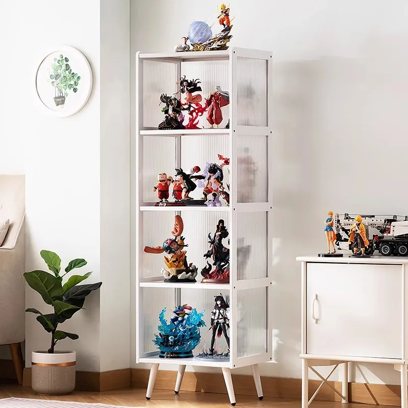 Display cabinet floor-to-ceiling simple living room storage cabinet high-end sense of miscellaneous office Quna simple storage c