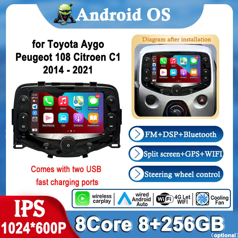 For Toyota Aygo 201…