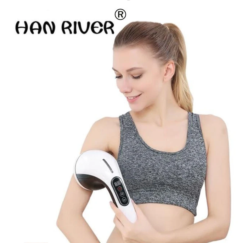 Wireless dolphins massager sticks plug-in neck shoulder waist electric multi-functional whole-body vibration kneading