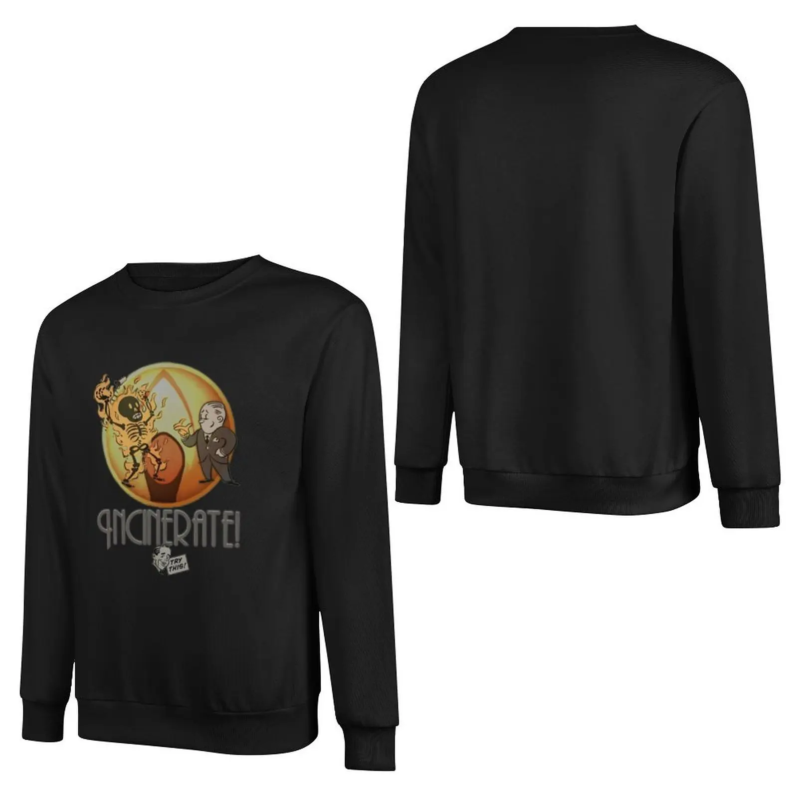 Incinerate! Pullover Hoodie tracksuit men winter clothes sweatshirt male