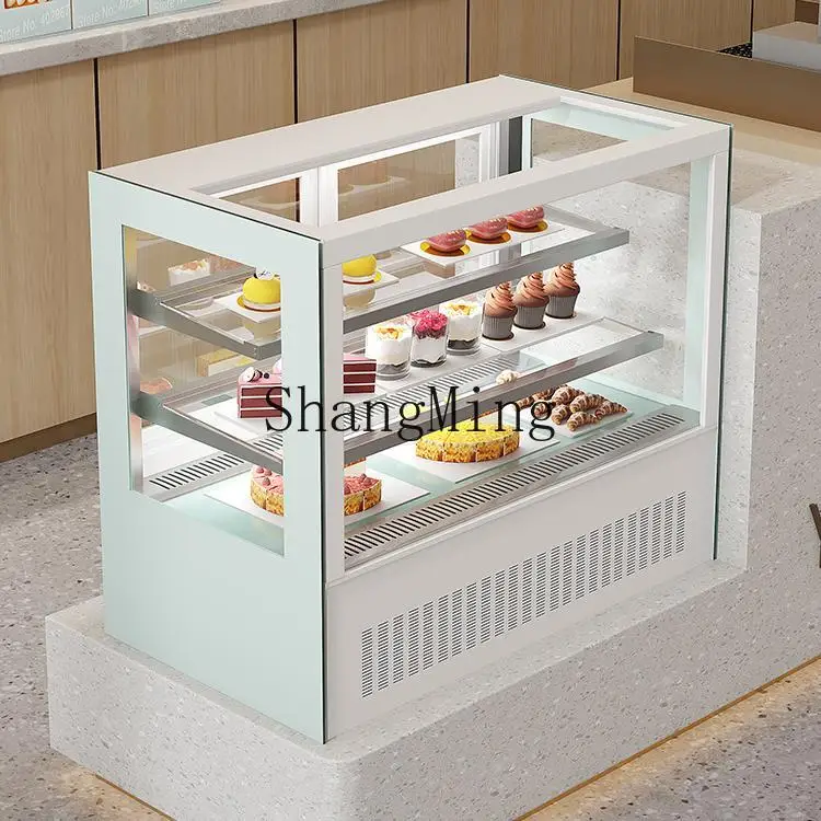 Armadietto per torte con display refrigerato da tavolo SM Piccolo dispositivo di raffreddamento dell'aria fresca refrigerato per alimenti cotti West Point