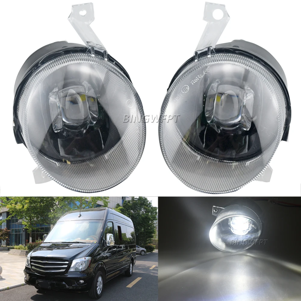 

2 Pcs Fog Light Assembly Car LED Lens Fog Lamp For Mercedes Benz Sprinter W906 2014 2015 2016 2017 2018