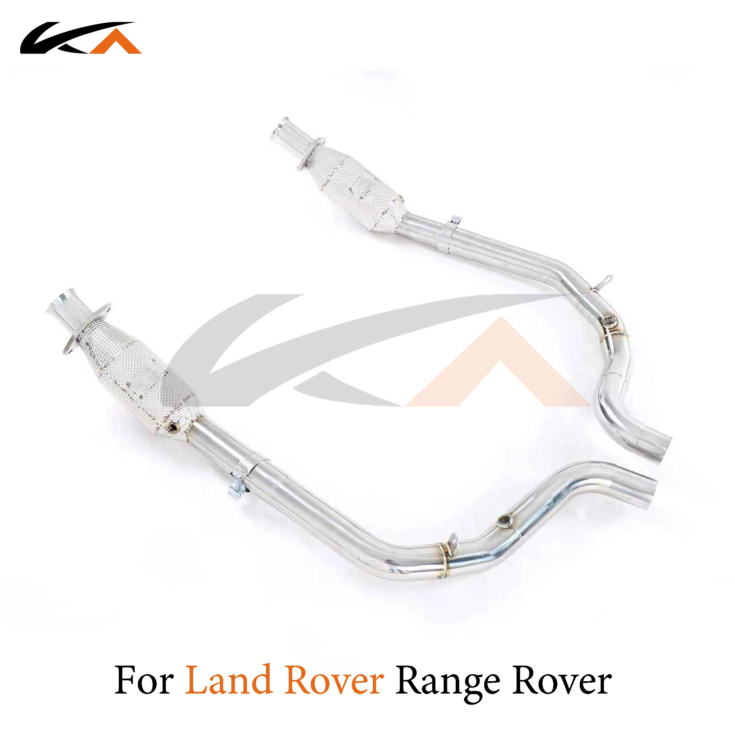 KA Tuning downpipe exhaust for land rover range rover 3.0t axle pipe performance parts heat shield catalysis