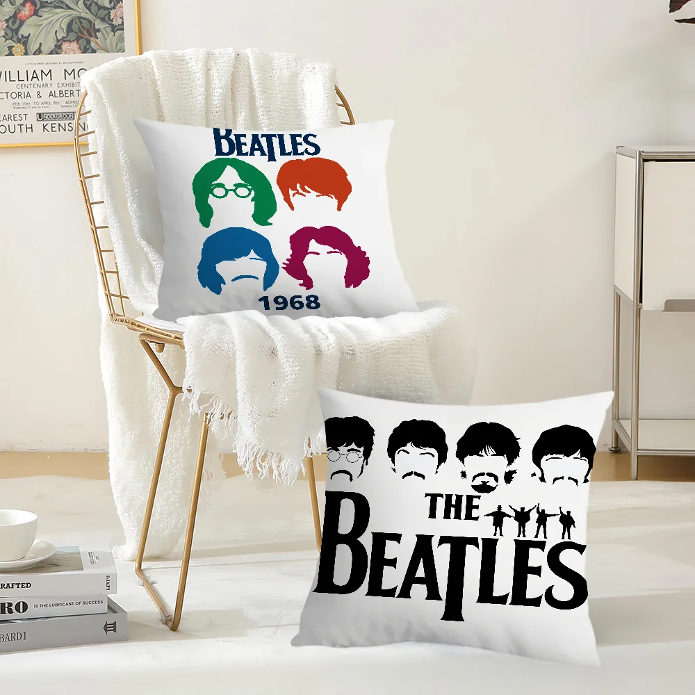 Music T-The Band B-Beatles Cool Pillow Case Suitable For Bedrooms Living Rooms Cars Home Decoration