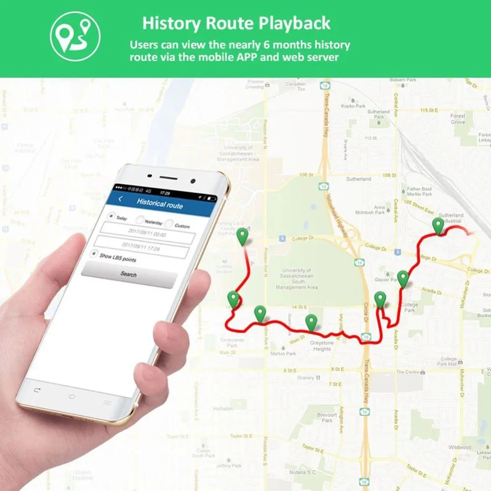 4G LTE GPS المقتفي للحيوان كلب الصيد TK919 TKSTAR 3000mAh بطارية جي بي آر إس محدد التاريخ تشغيل الطريق مقاوم للماء تطبيق ويب مجاني