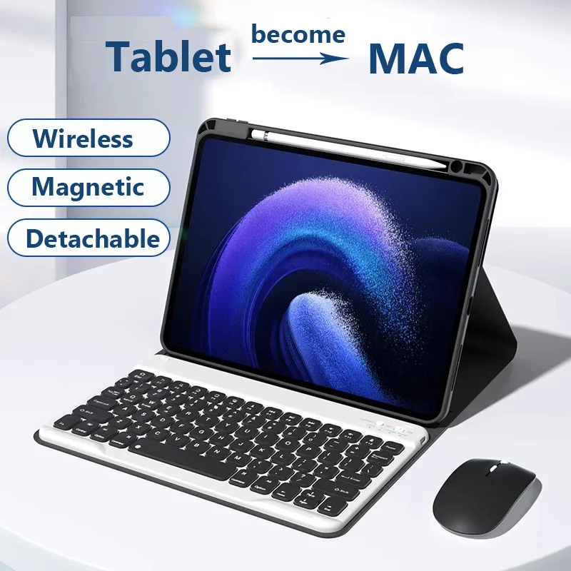 

Case with Magnetic Keyboard for IPad 11th Gen A16 2025 11inch 10th Gen 10.9 A2696 A2757 Air 7 6 5 4 3 Pro 2 1 10.2 9th 8th 7th
