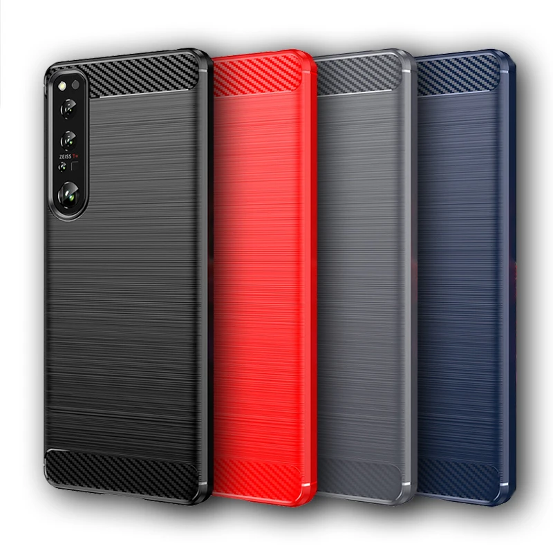 For Sony Xperia 1 IV Case Xperia 10 1 IV Cover Shockproof Soft Silicone Bumper Case For Sony Xperia 1 IV III II Fundas 6.5 inch