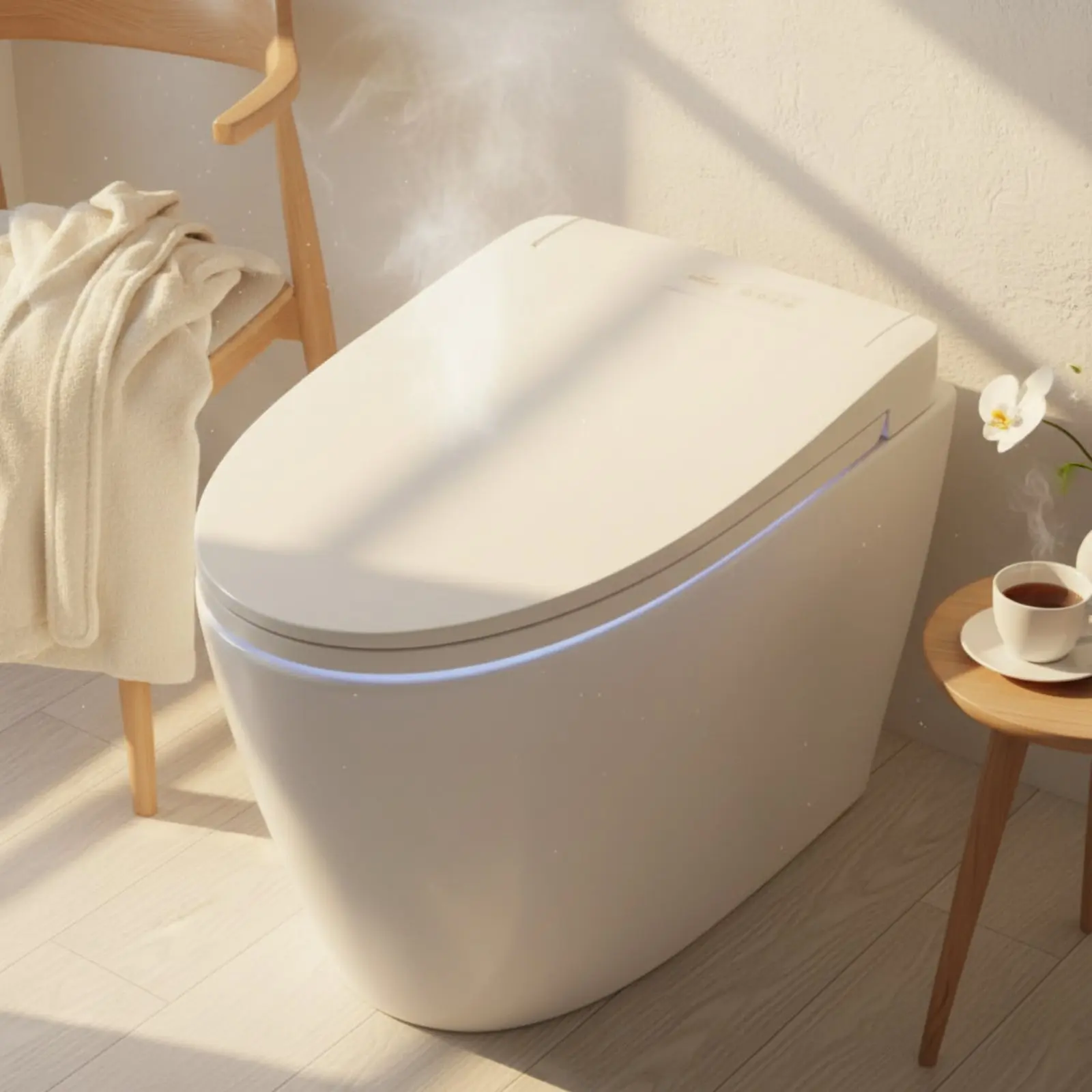 Smart Bidet Toilet Multi-Function Bidet Toilet Seat Multiple Cleaning Modes Night Light