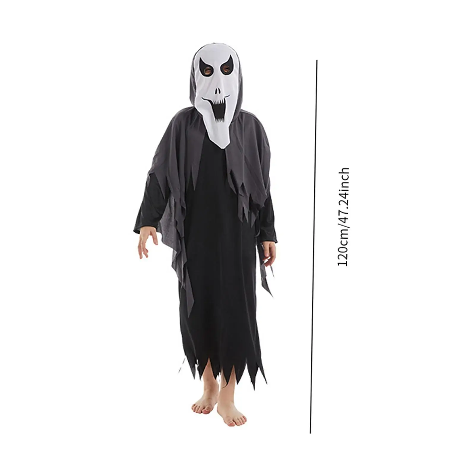 Kids Halloween Costume Ghost Costume for Performance Carnival Ghost Festival